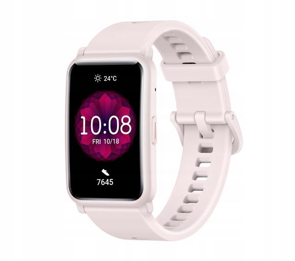 Smartwatch Honor Watch ES Różowy Kształt koperty prostokątna