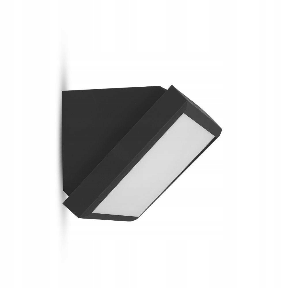 Oprawa Ścienna V-tac 20W Led Ukośna Czarna IP65 VT-8055 4000K 2045lm