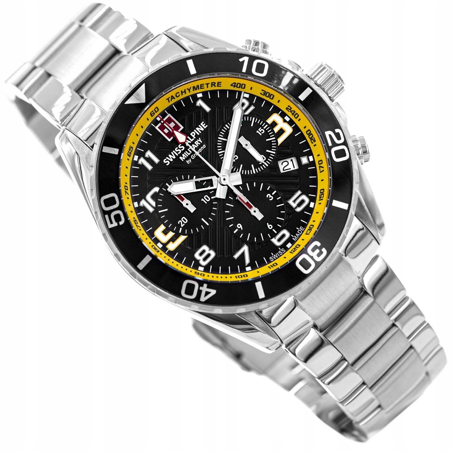 Pánské Hodinky Swiss Alpine Military SAM7029.9138 Chronograf Datumovka