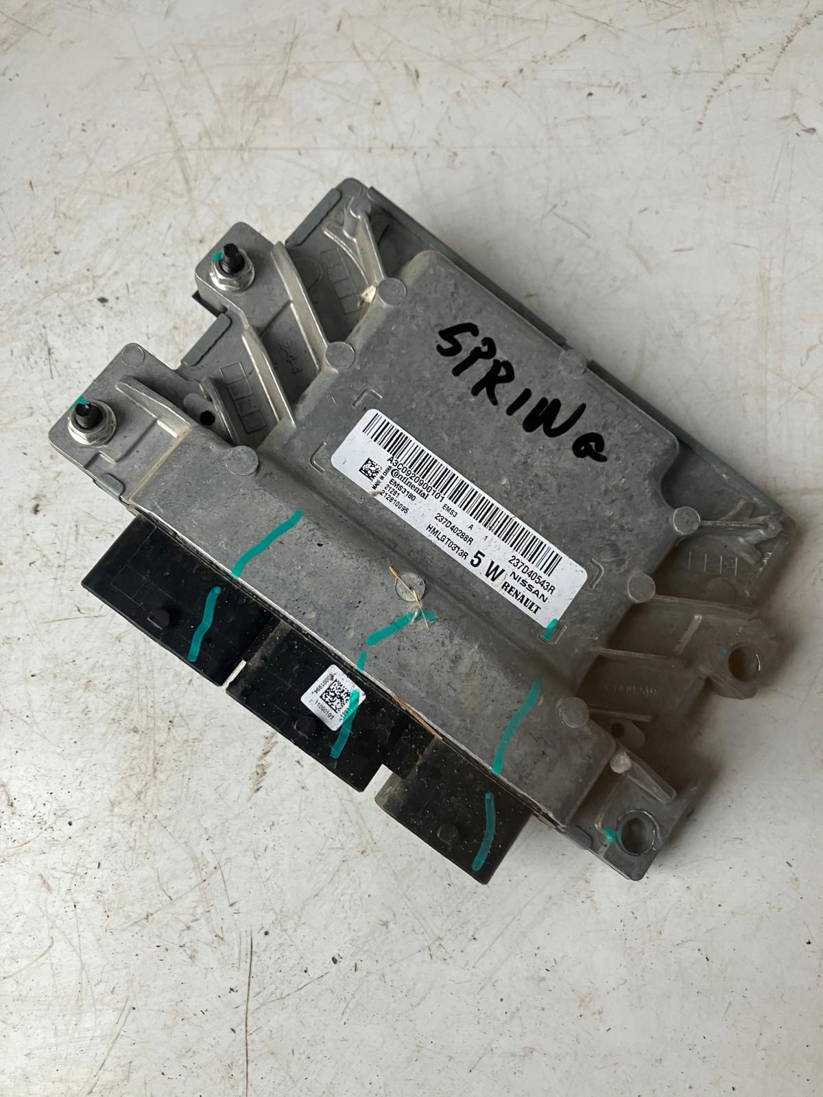 computer Motore DACIA SPRING 237D40543R 237D40288R