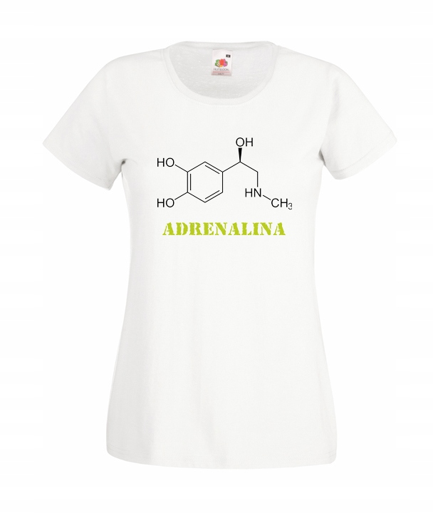 

S Koszulka Damska Adrenalina Sport Chemia Wzór