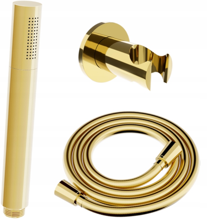 

Mexen Zestaw Prysznicowy Słuchawka R-70 Wąż Złoty