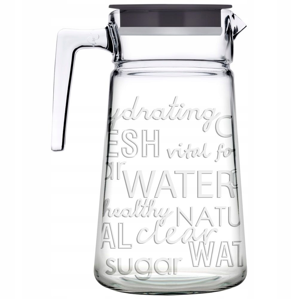 DZBANEK SZKLANY NA WODĘ NAPOJE 2L napisy PASABAHCE