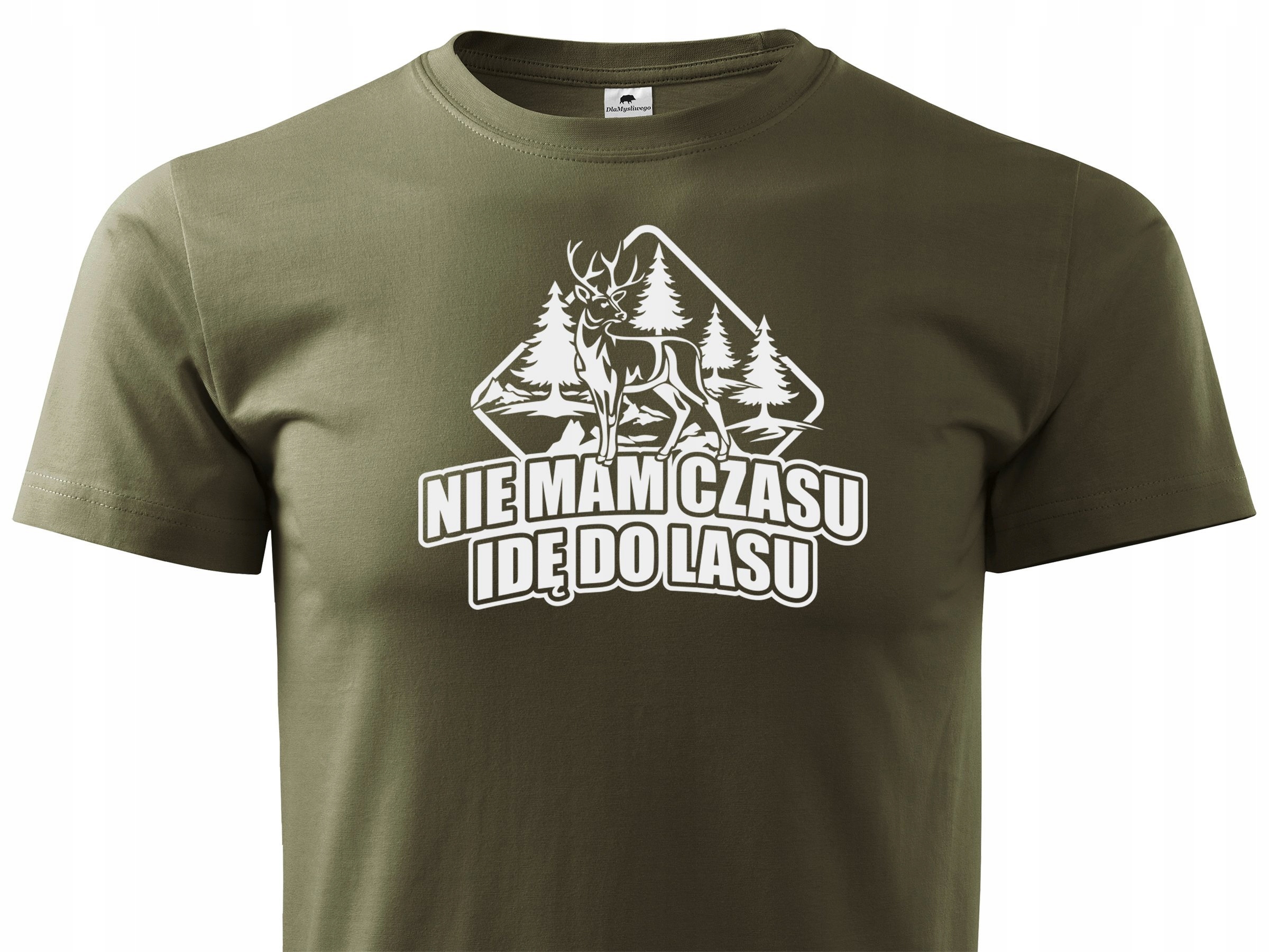 

Wojskowy T-shirt Nie Mam Czasu Idę Do Lasu