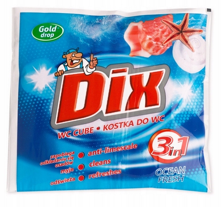 

100 X DIX Kostka Koszyk Do Wc 35G Morska