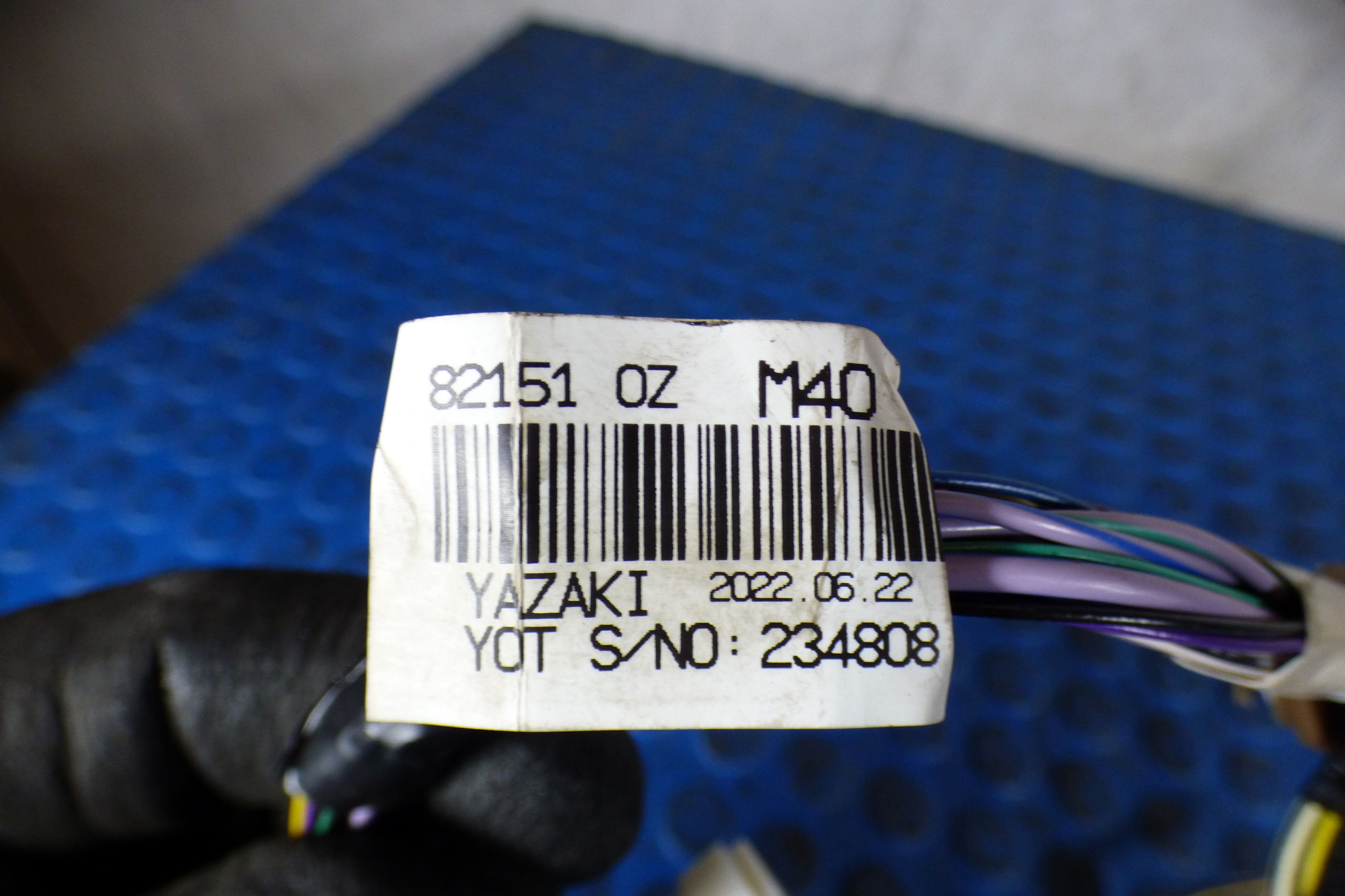wiring bundle door right front EUROPA TOYOTA COROLLA XII E21