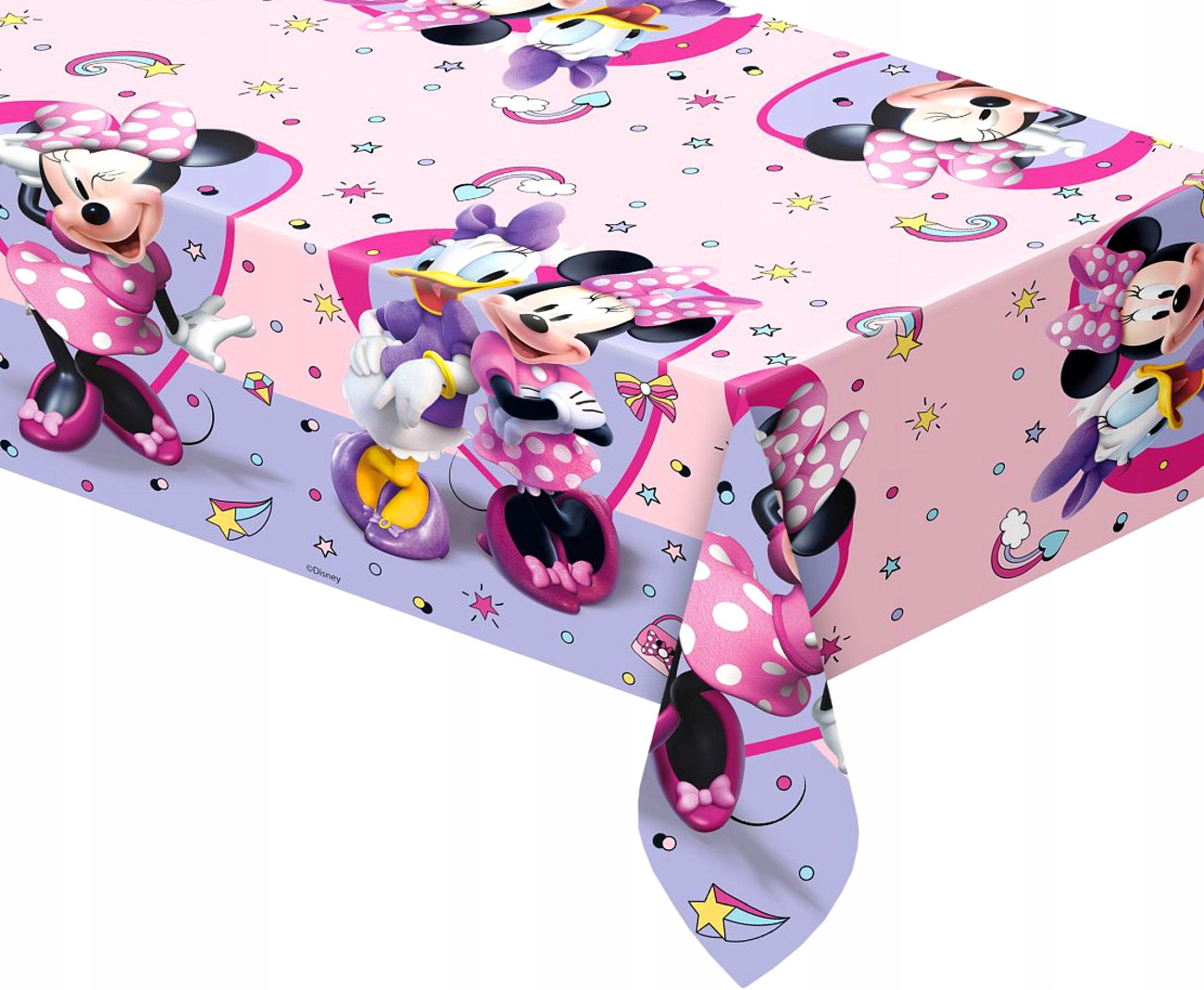 OBRUS FOLIOWY MYSZKA MINNIE-1,2x1,8m-8331