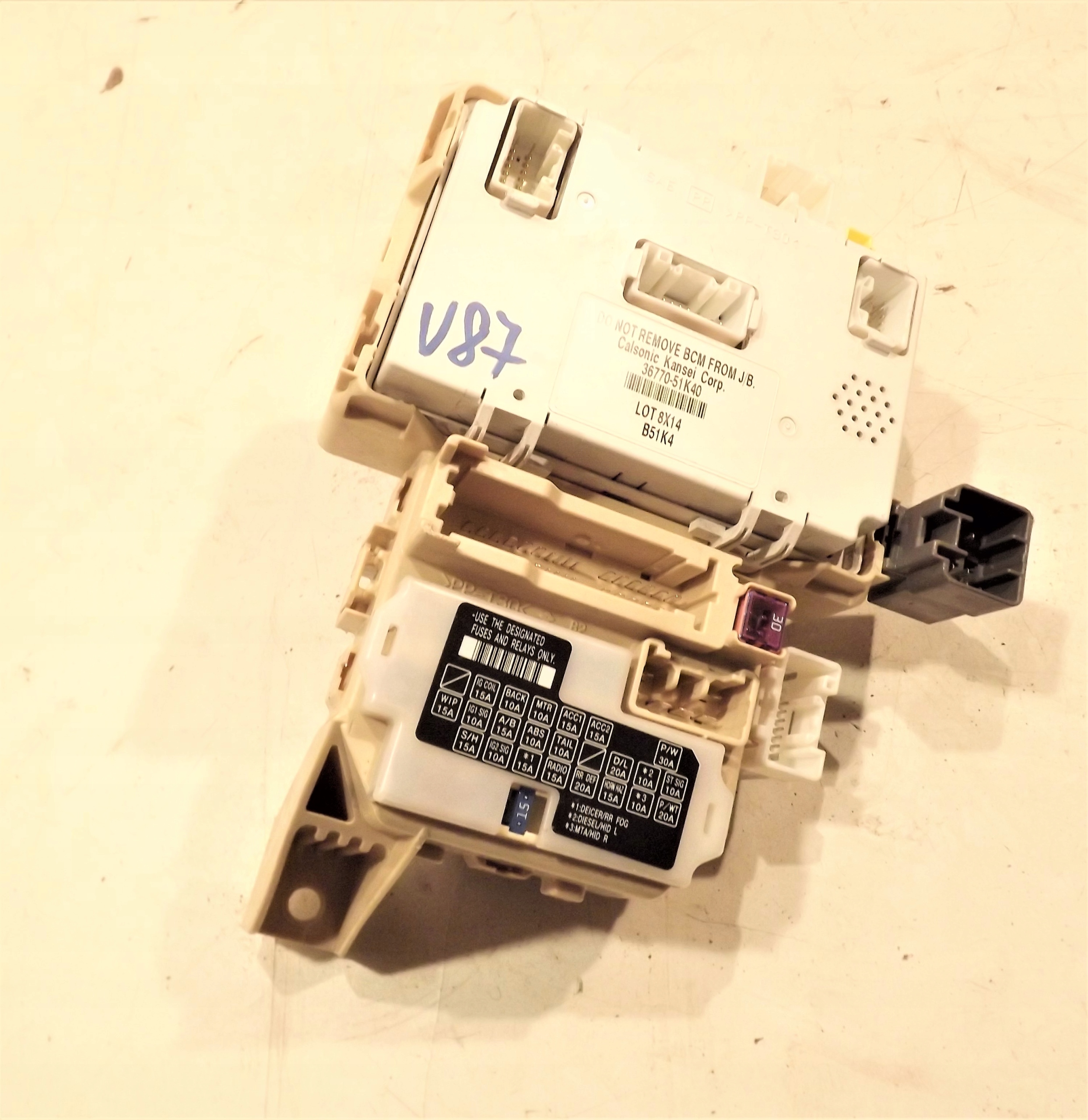 Boîte 36770-51K40 OPEL AGILA B SPLASH