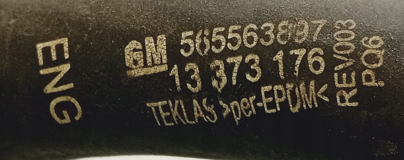 hadice vody OPEL ASTRA K 1.6 CDTI