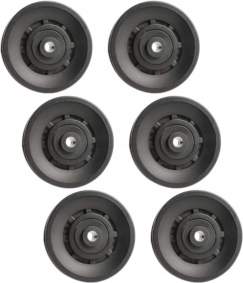 Koło pasowe do atlasu wyciągu siłowni 90 mm zestaw łożysko stalowe Black 6x