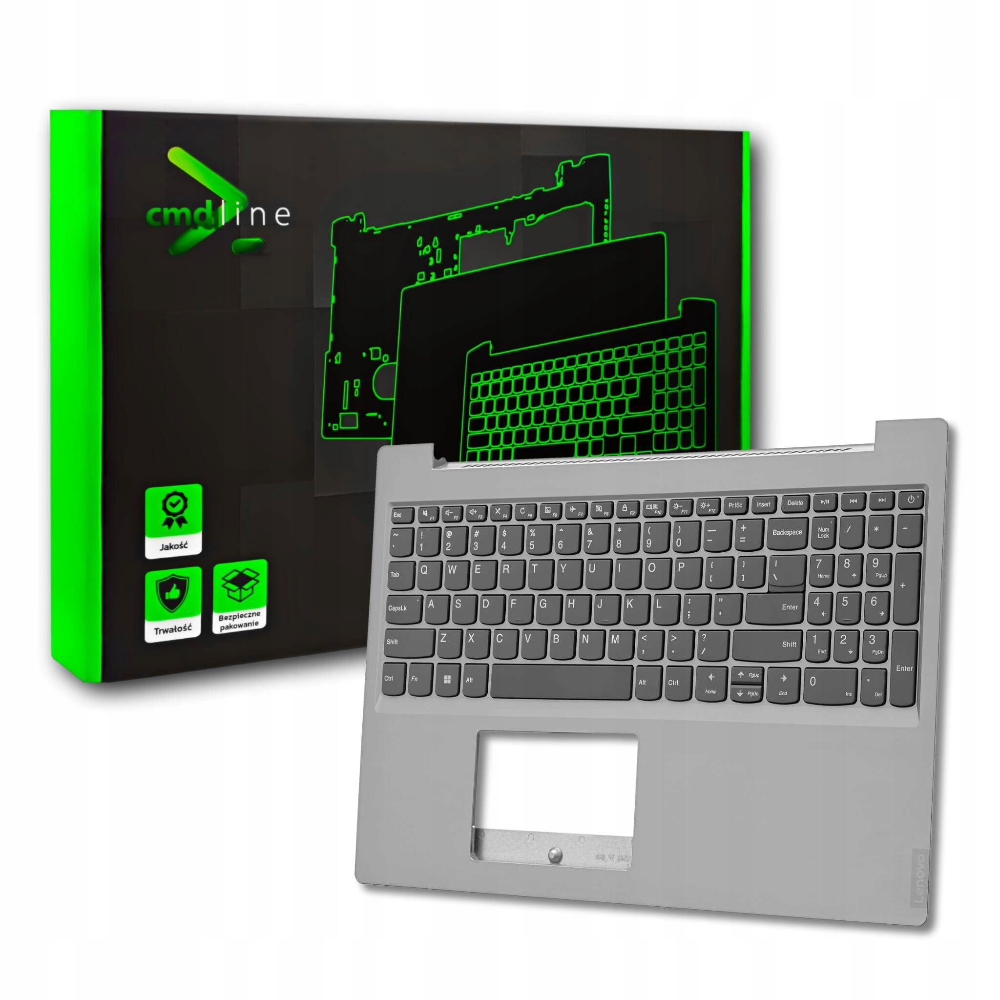 Palmrest Klawiatura Do Lenovo Ideapad L340-15API L340-15IWL Sil