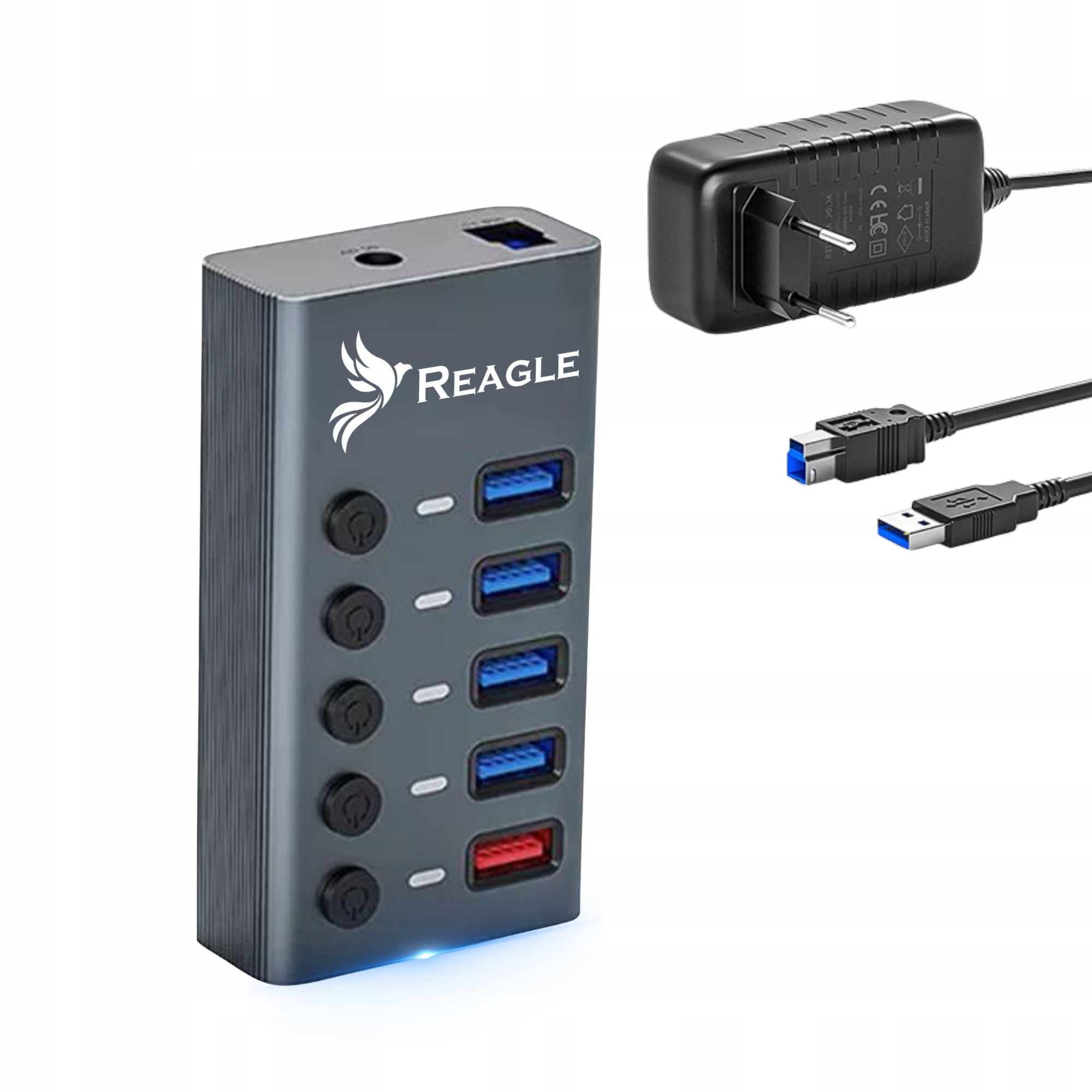 Usb 3.1 Hub Pro Aktivní 4 porty Usb-a Napájení až 36 W