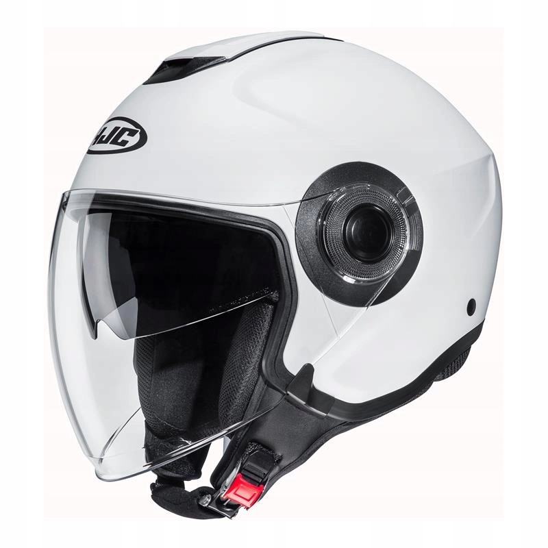 Prilba Hjc I40N Pearl White biela lesklá motocyklová otvorená Blenda Darčeky