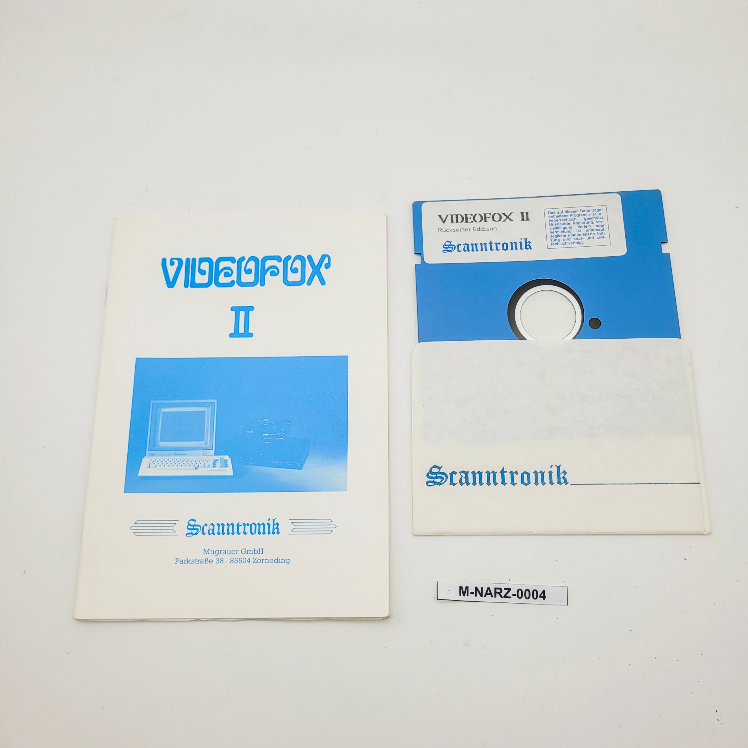 Oprogramowanie Videofox II Scantronik (Instrukcja + Dyskietka)