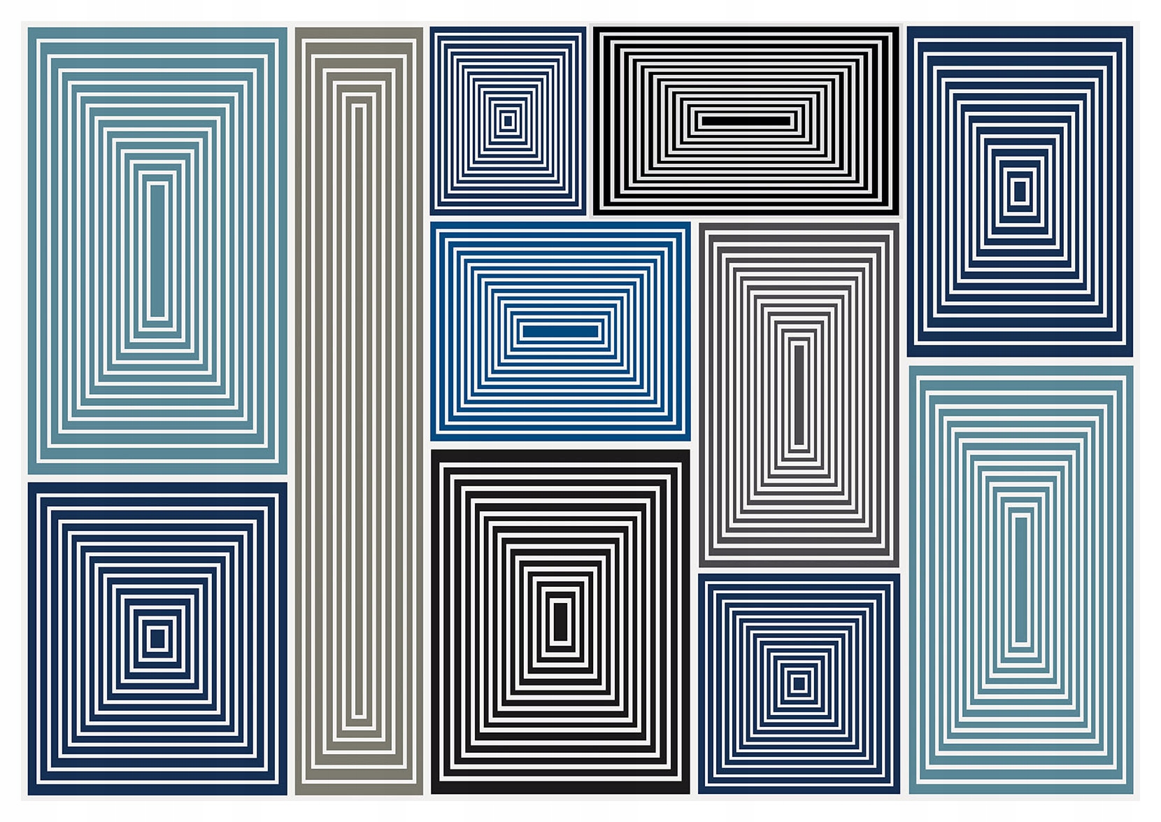 Fototapeta Geometria abstraktná perspektíva 368x254 vinylová lepidlo