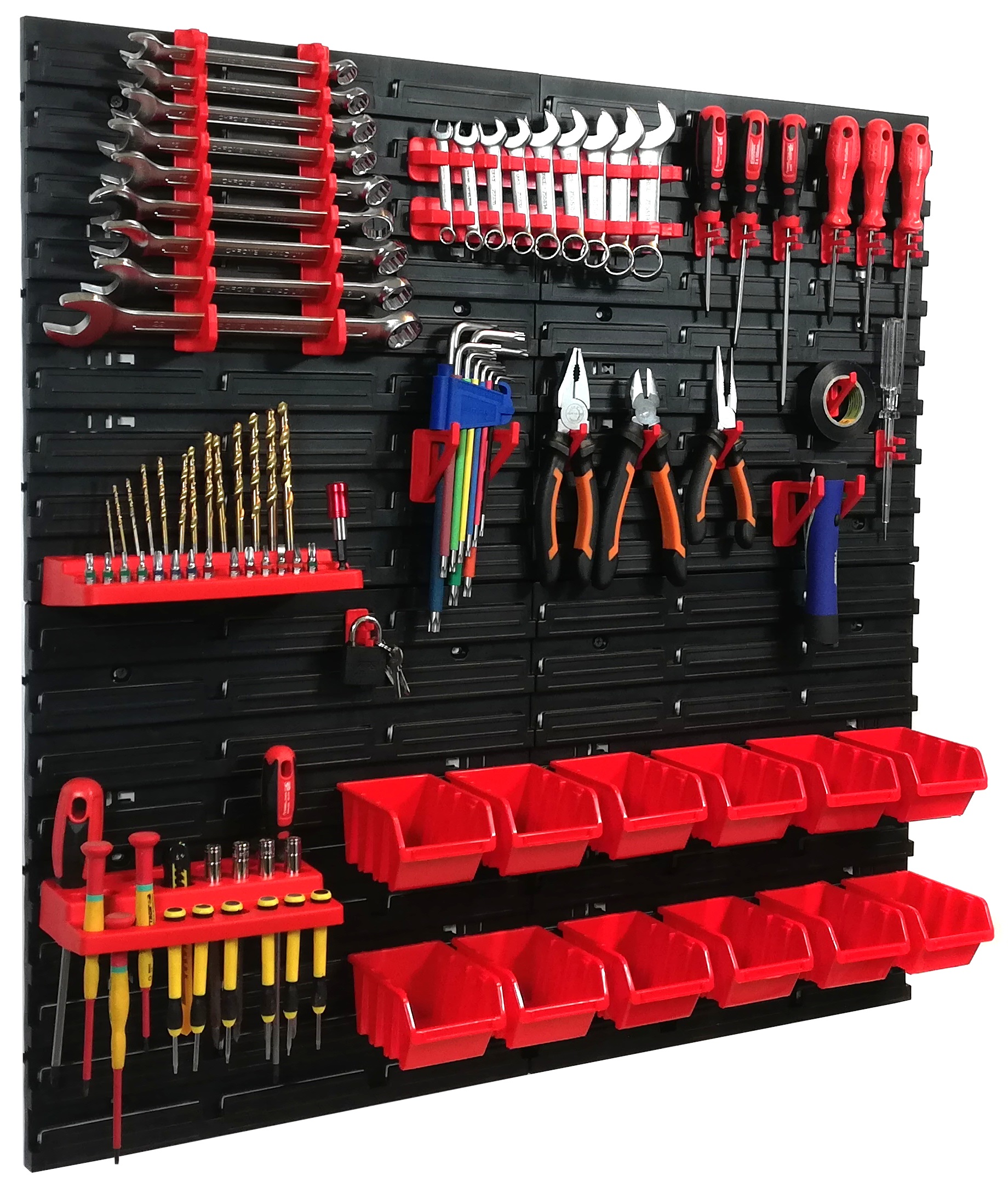 TABLICA NARZĘDZIOWA 80x80cm SZUFLADKI MODUŁOWE Wysokość produktu 77 cm