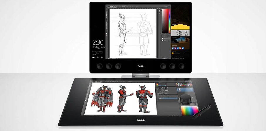 Tablet Graficzny Dell Canvas 27 QHD 2560x1440 kl A Szerokość produktu 446.3 mm