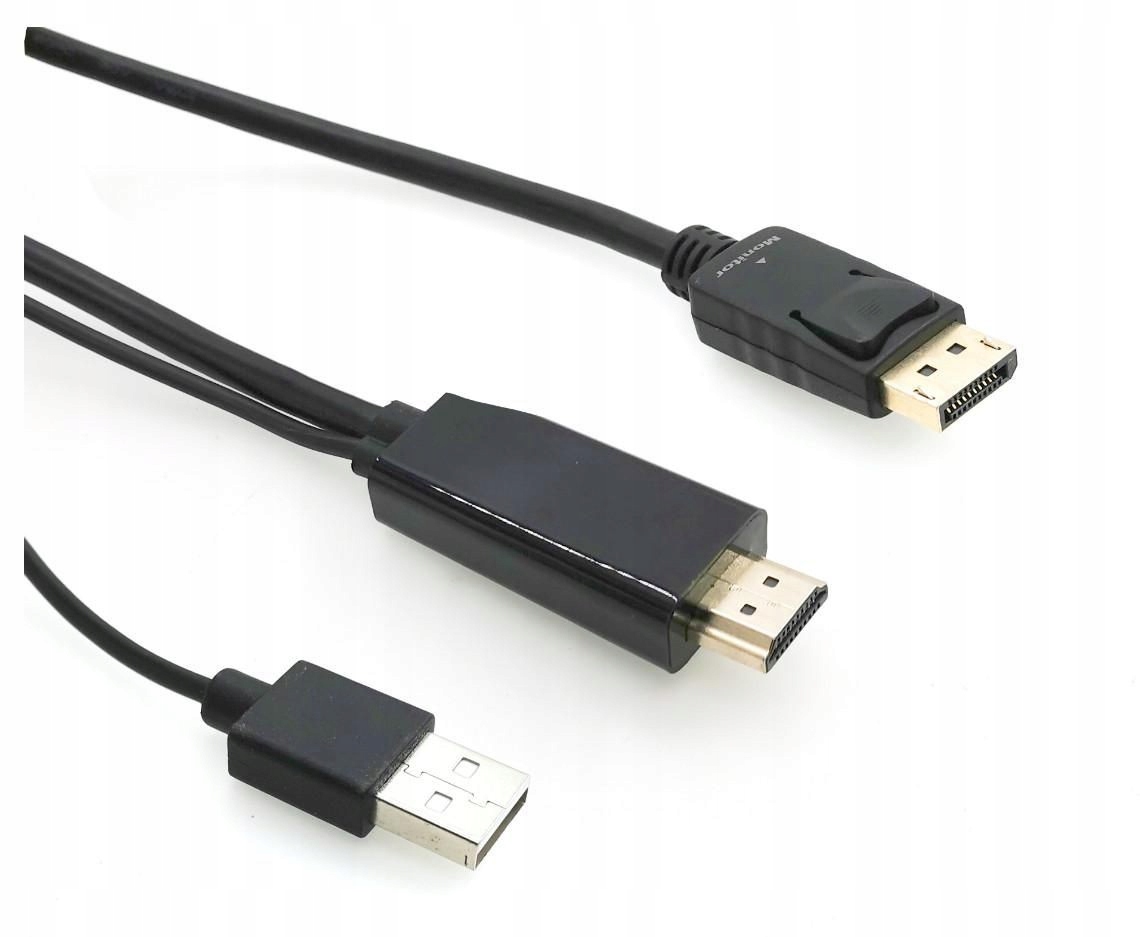 Kabel kierunkowy HDMI na DisplayPort, długość 2 m