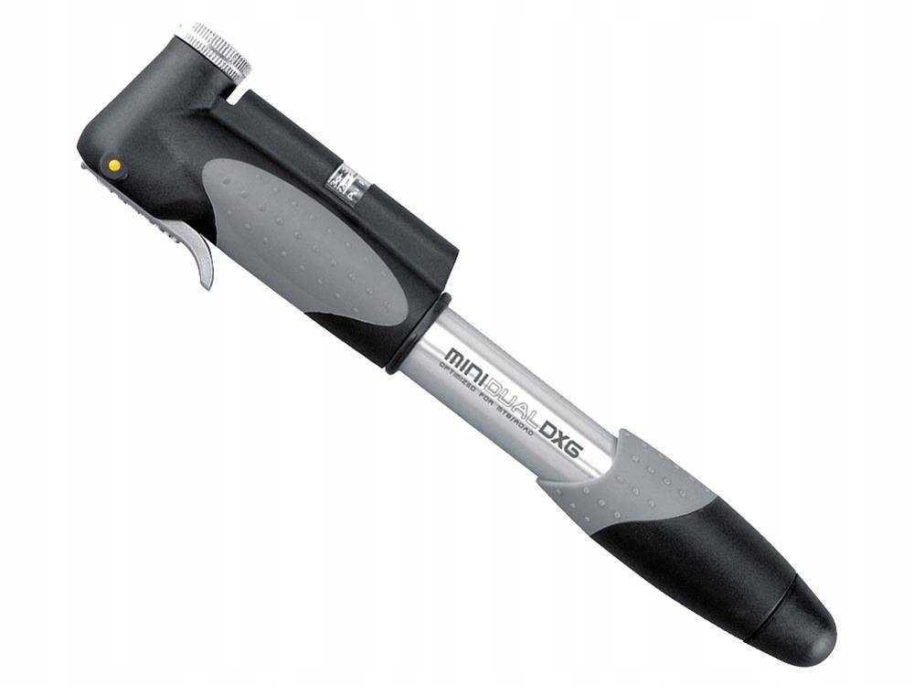 Pompka rowerowa Topeak Mini Dual Dxg, manometr