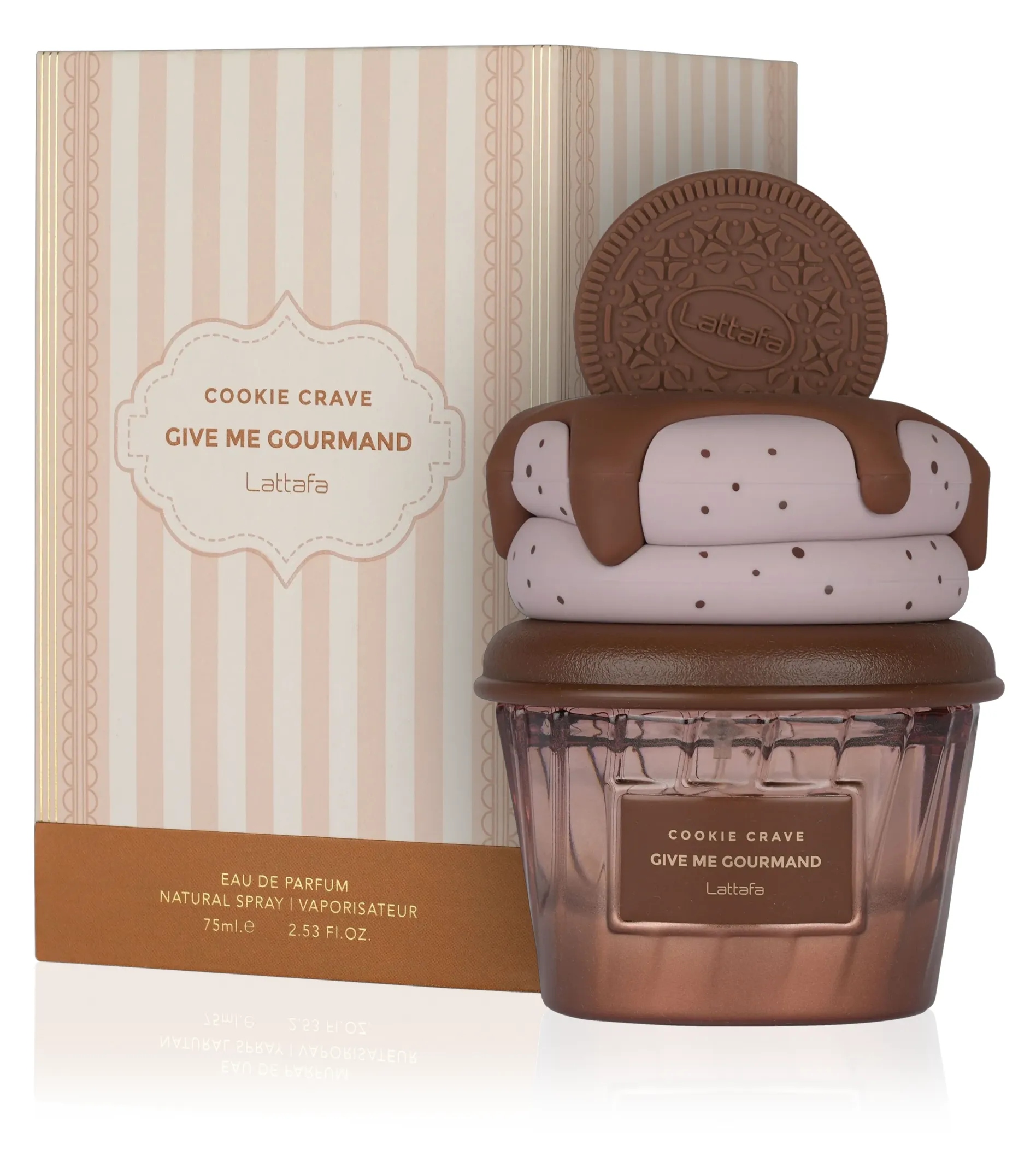 Lattafa Give Me Gourmand Cookie Crave parfémovaná voda pro ženy 75 ml