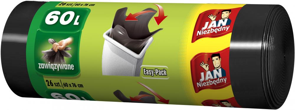 

Worki na śmieci Jan Niezbędny 60l 26szt