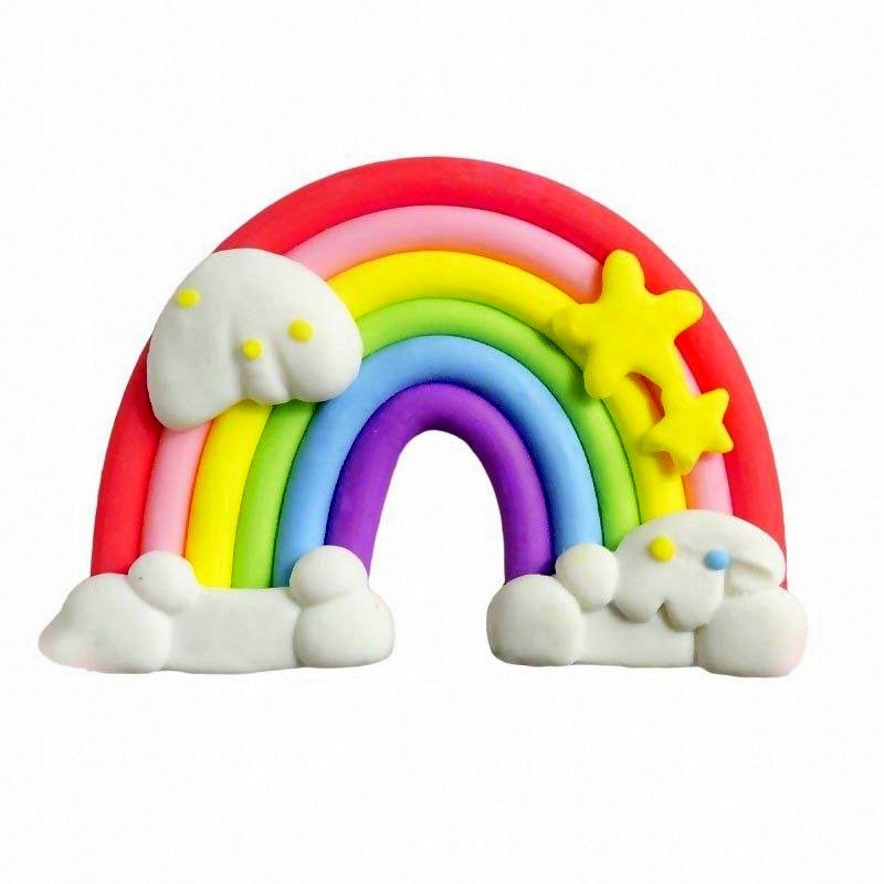 

Topper Figurka Na Tort Tęcza Rainbow Sztuczna