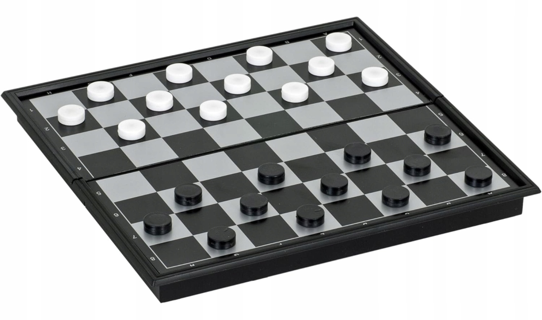 GRA PLANSZOWA WARCABY MAGNETYCZNE W PUDEŁKU Producent Dromader