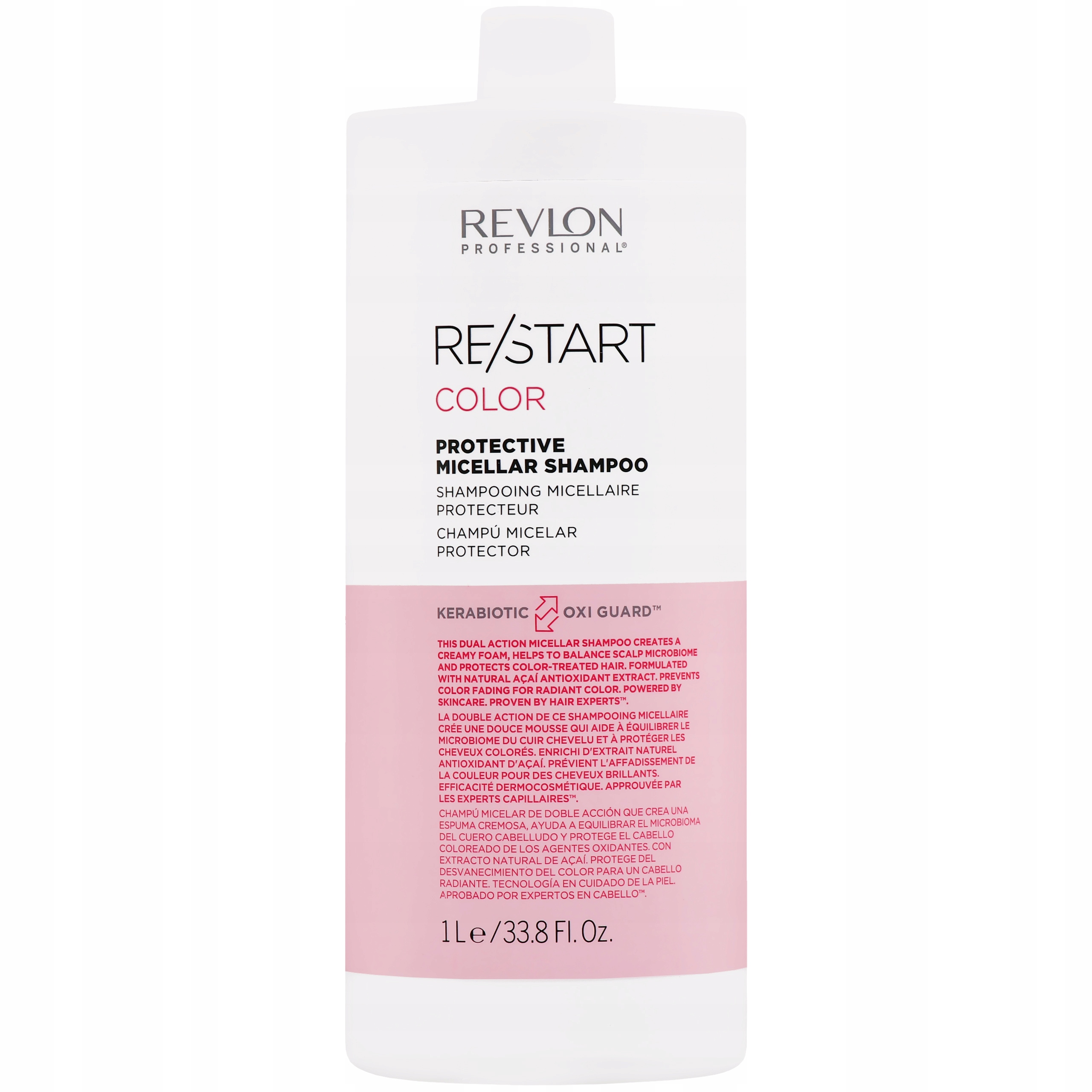 Šampon Revlon Restart Color micelární pro barvené vlasy 1000 ml