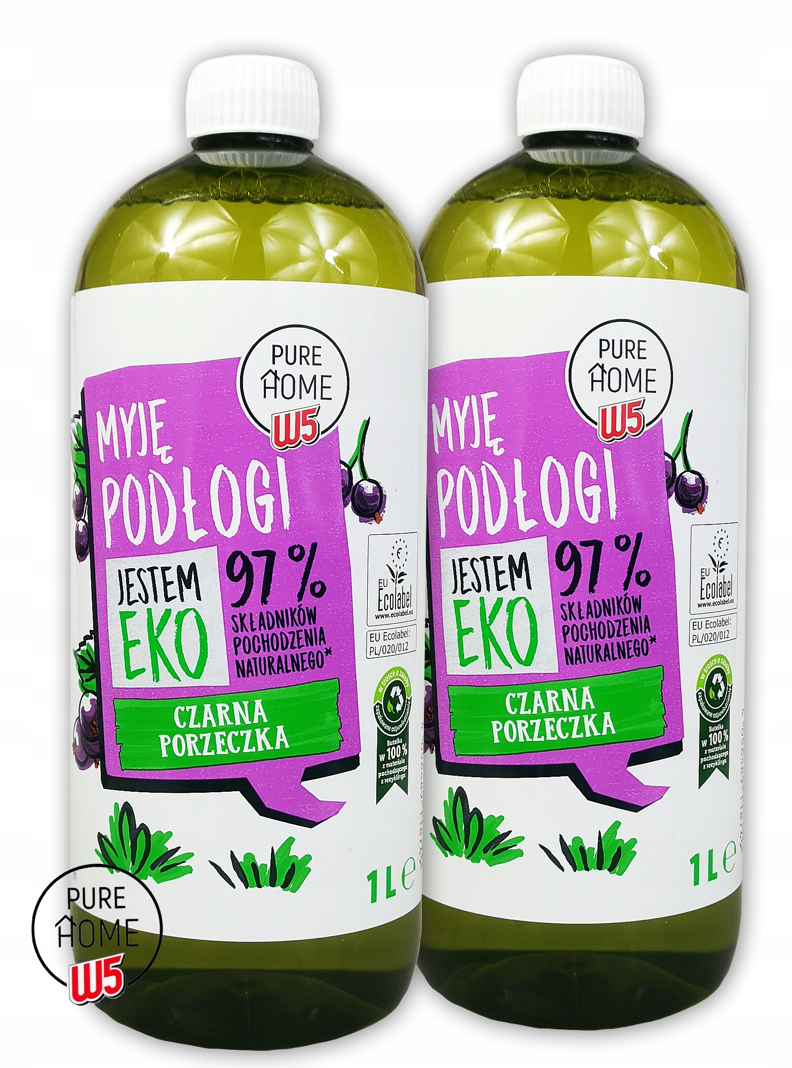 

Płyn Do Mycia Podłogi W5 Pure Home 2x1000ml