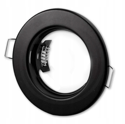 

Oprawa halogenowa okrągła stała czarna