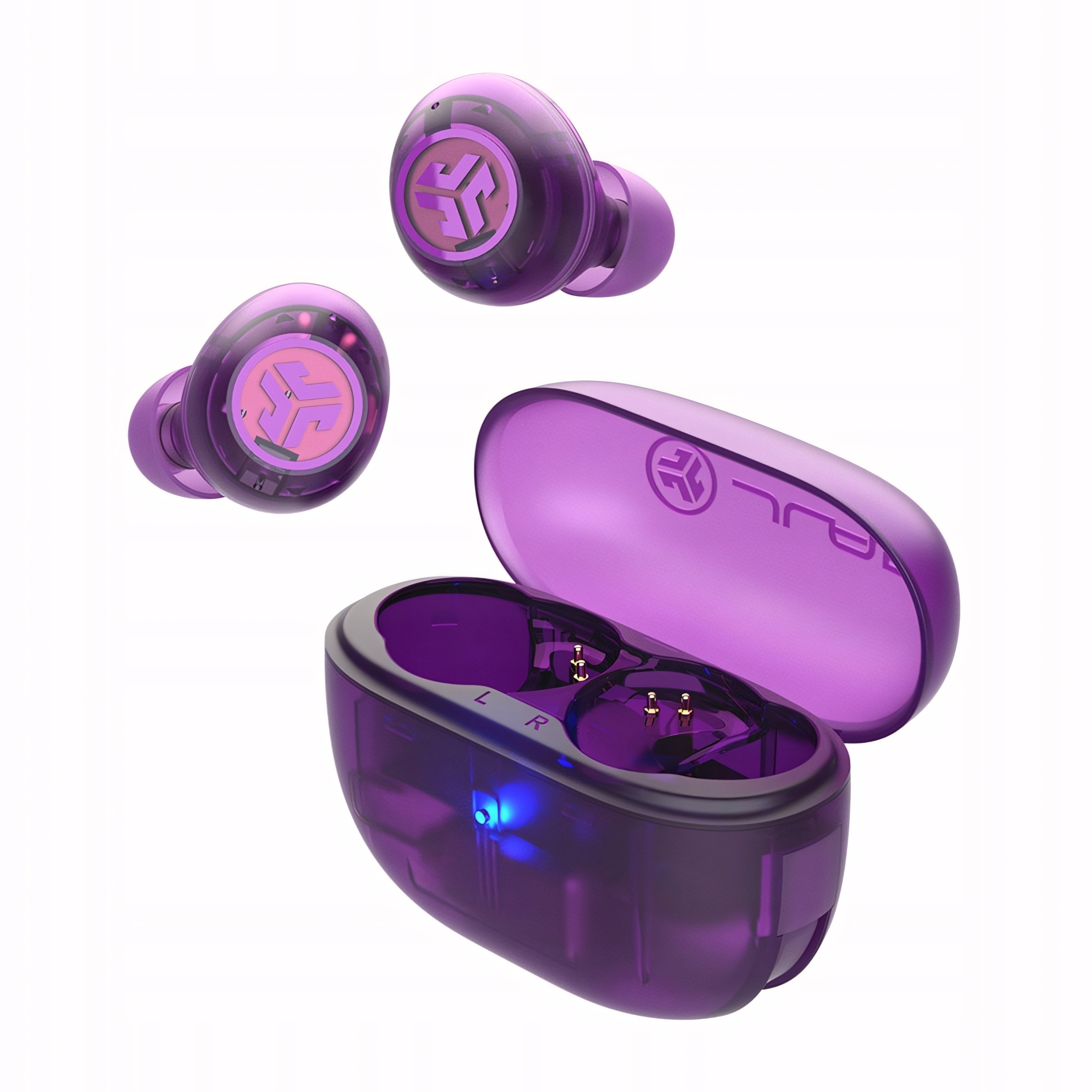 Jlab Go Pop Anc Bezdrátová sluchátka s potlačením hluku, fialová