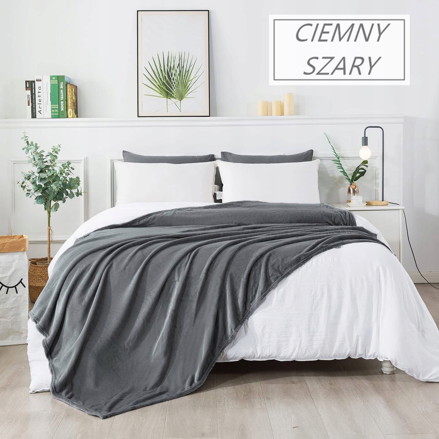 KOC NARZUTA NA ŁÓŻKO KOC 200X220 PLED ŚWIĄTECZNY Szerokość produktu 200 cm