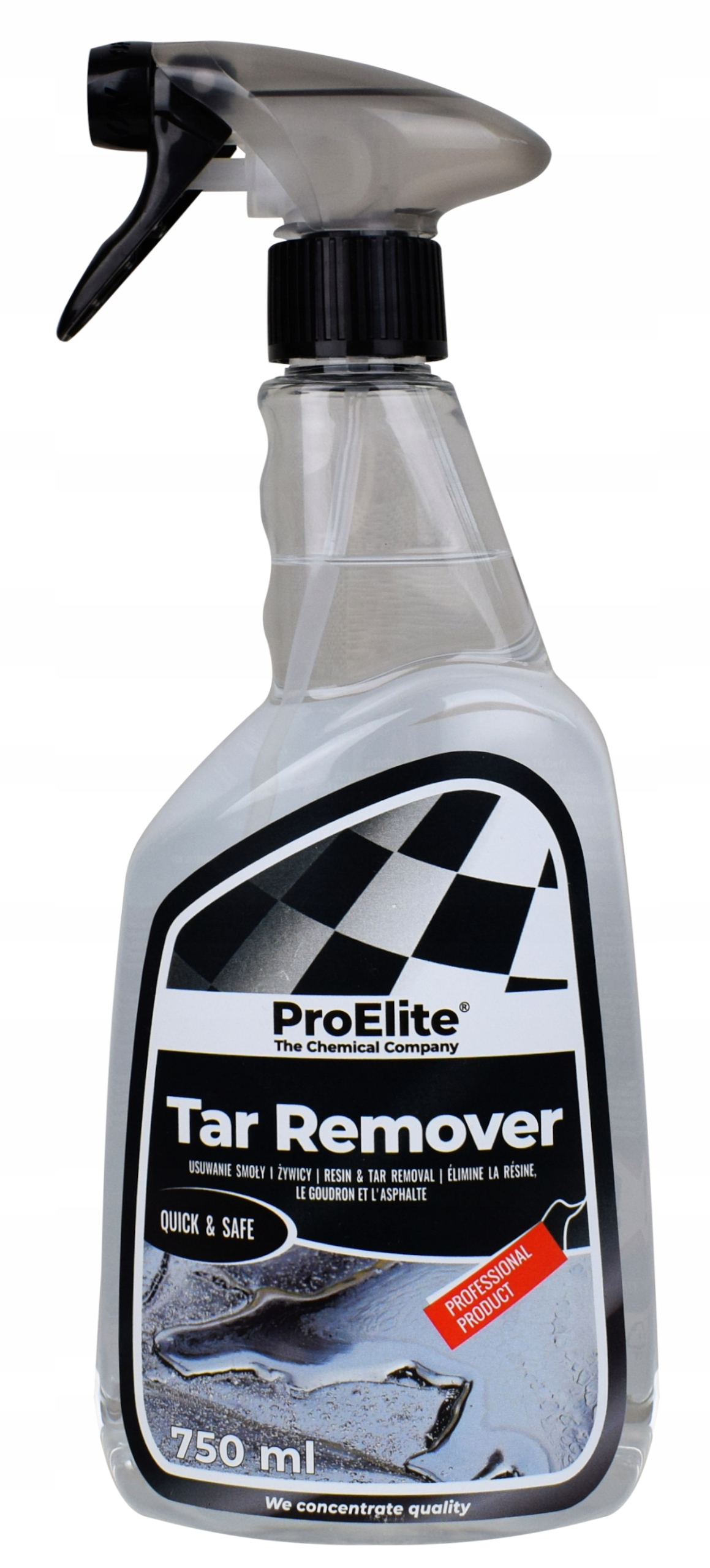 ProElite Tar Remover 750ml do usuwania Żywicy Smoły Asfaltu z Lakieru Drewn