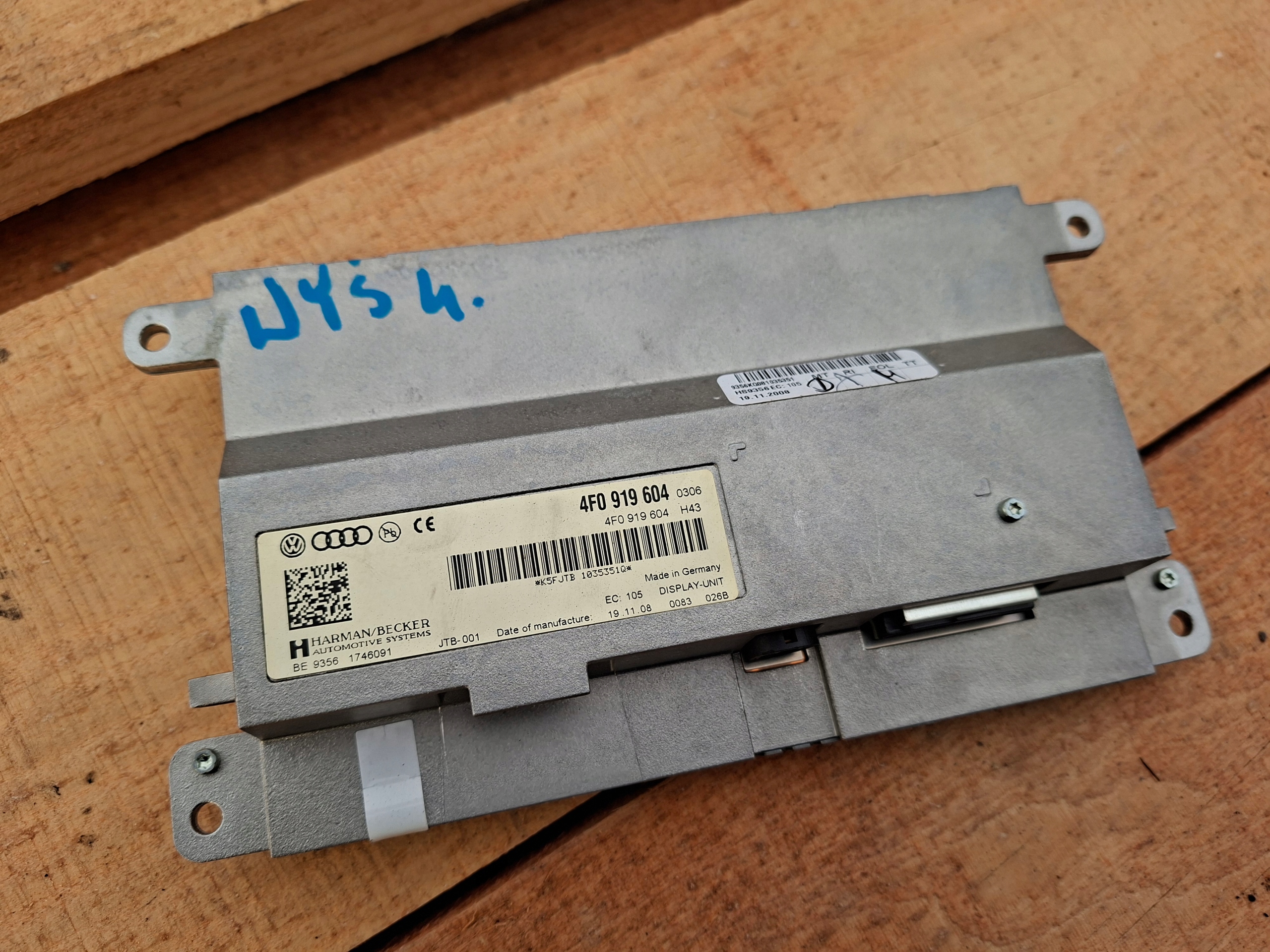 display MMI 3G AUDI A4 A5 A6 4F0919604