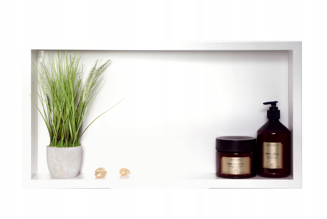 Wall-box One White Jednoduchá polica biela 60x30x7 cm