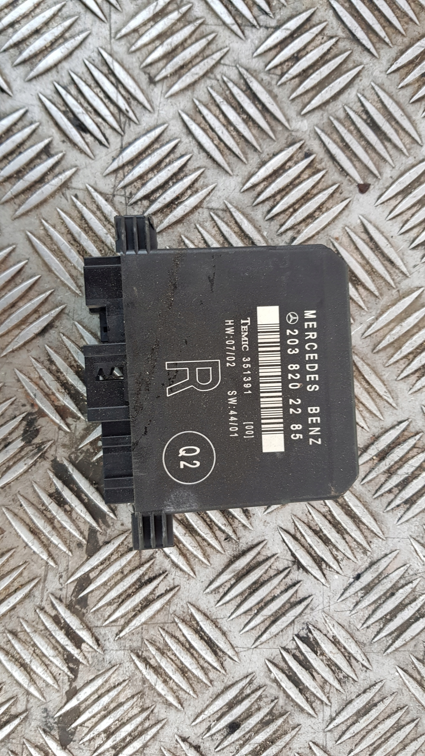 MERCEDES W203 module control unit door right rear part