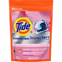 Levně Tide Downy Soft Boosters Lasting Freshness 18 ks Kapsle na praní
