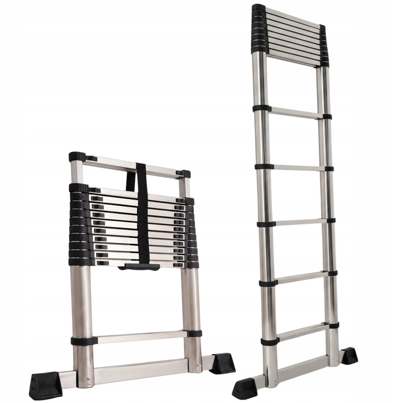 Žebřík Rozkládací Bauhus ocelový 11 stupňů do 150 kg, robustní