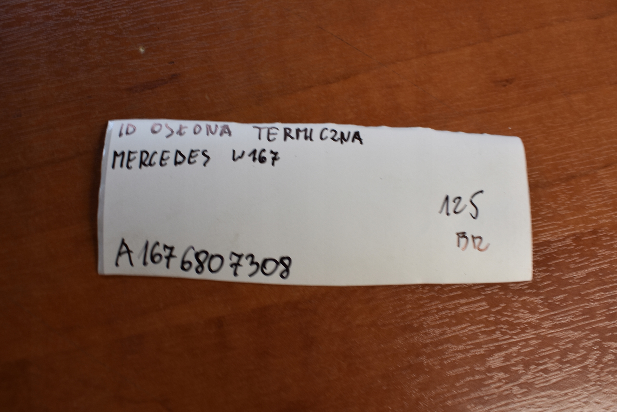 IDEALNA Blende Abdeckung TERMICZNA MERCEDES W167 1