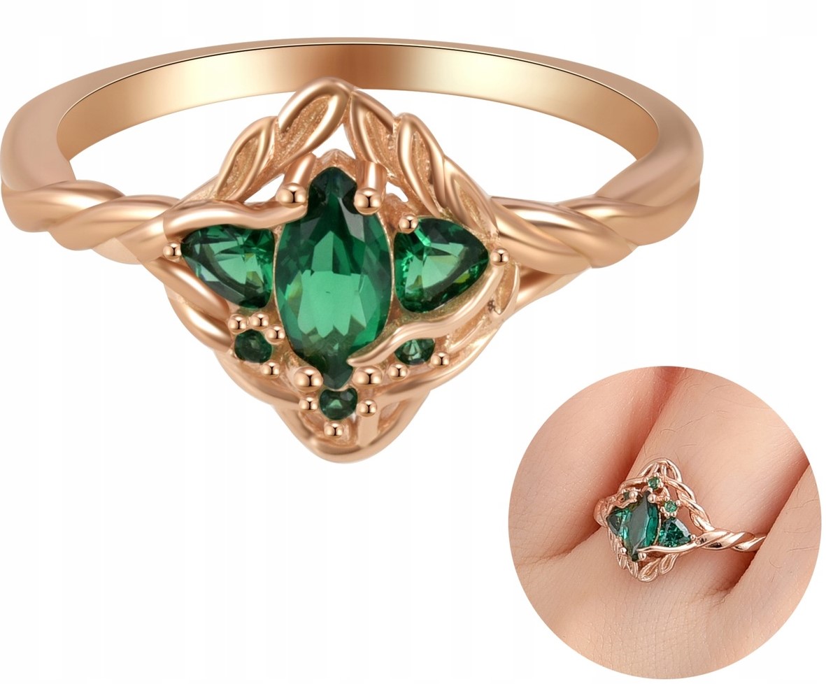 Dámský stříbrný prstýnek pozlacený dámský prstýnek stříbro o ryzosti 925