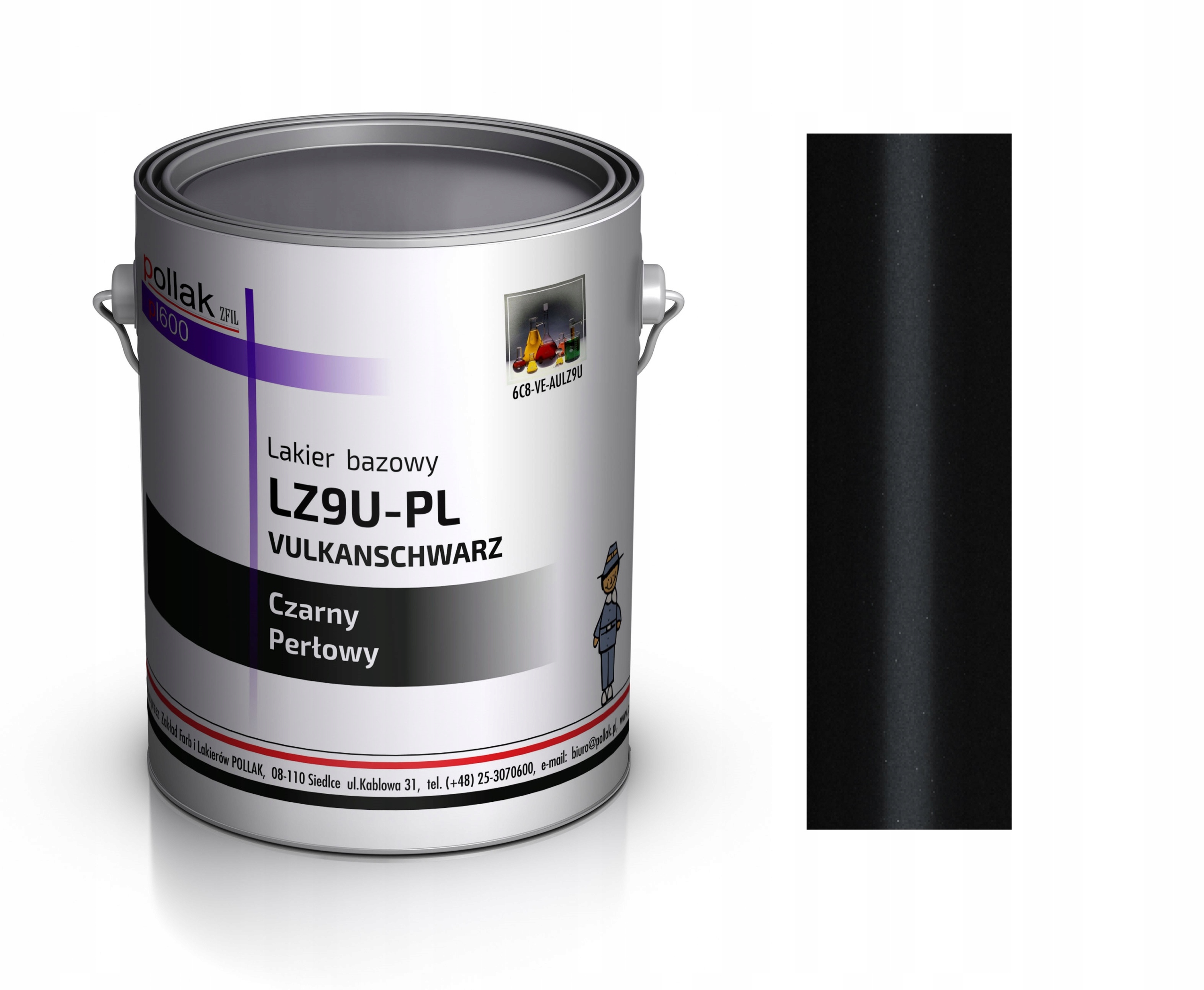

Lakier Bazowy Czarny Vulkanschwarz Audi LZ9U 1 L