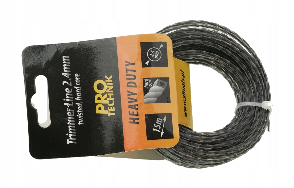 

Żyłka Do Podkaszarek Kosiarek Zbrojona 2.4 mm 15 m