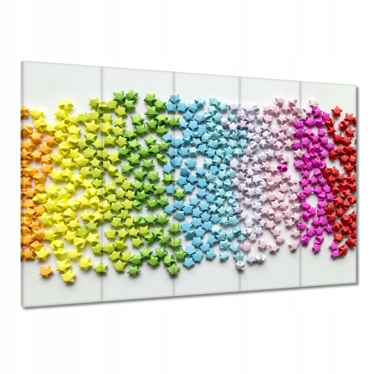 Obrazy 100x70 Barevné origami hvězdy