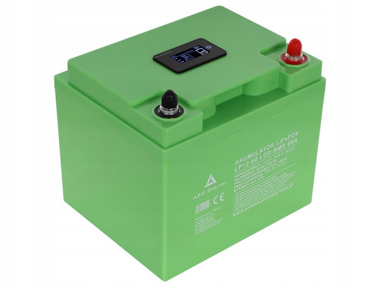 Akumulátor LiFePO4 LP12-60 60Ah 12V 60A LCD