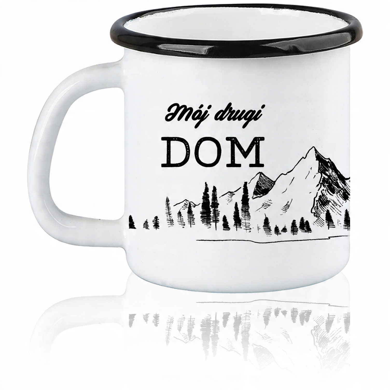 

Kubek Garnuszek emaliowany Góry mój dom