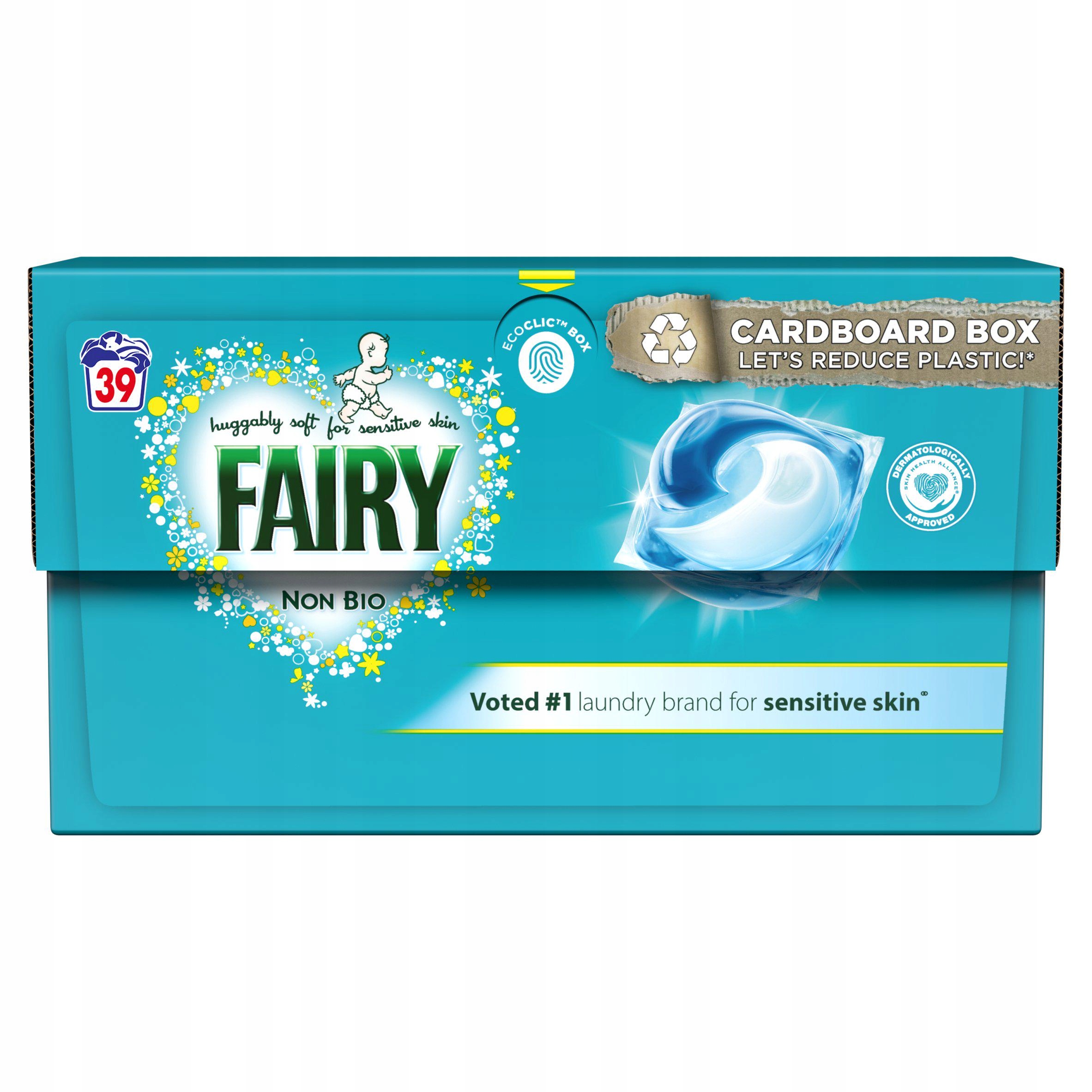 Levně Fairy Non Bio All-in-1 Pods Mycí kapalina 39 ks