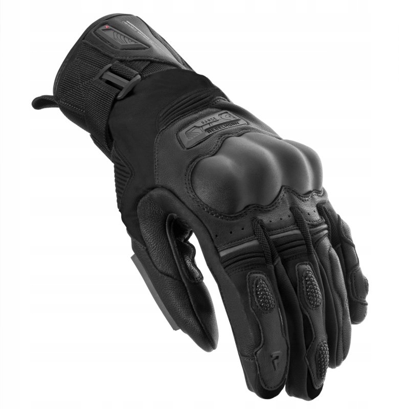 Kožené Rukavice Rebelhorn Range Black Xs