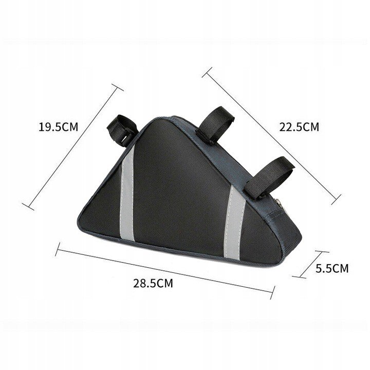 Torba na rower Sakwa rowerowa z odblaskiem 1,5 l Rodzaj brak informacji