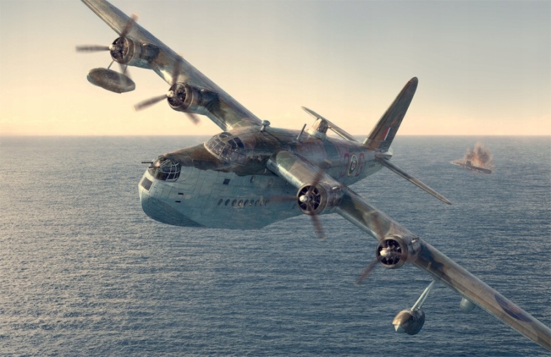 Roden 353 Short S.25 Sunderland Mk.III Mk.V 1:144