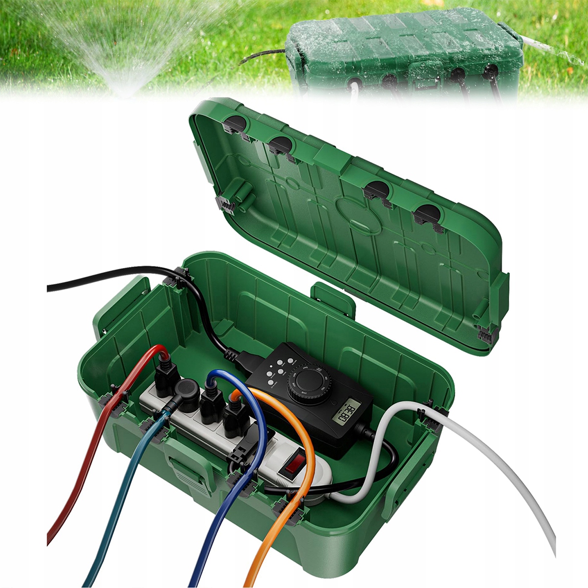 Ochranná schránka pro elektrické zásuvky, vodotěsná vnější schránka